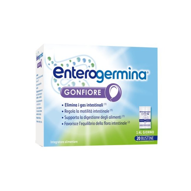 Enterogermina Gonfiore Integratore per il benessere intestinale Enterogermina Gonfiore Integratore per il benessere intestinale
