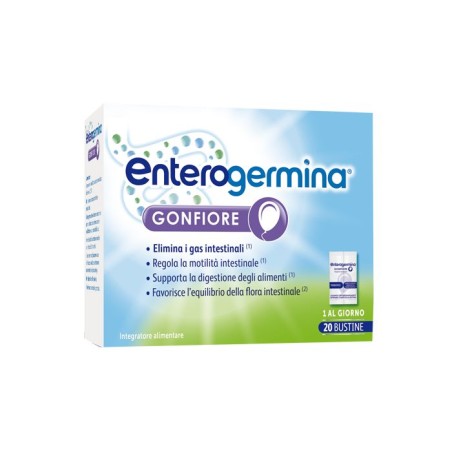 Enterogermina Gonfiore Integratore per il benessere intestinale Enterogermina Gonfiore Integratore per il benessere intestinale