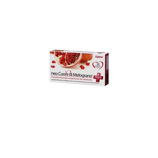 Optima Naturals Cuore Di Melograno Neocuore Di Melograno Plus 30 Compresse 816 Mg
