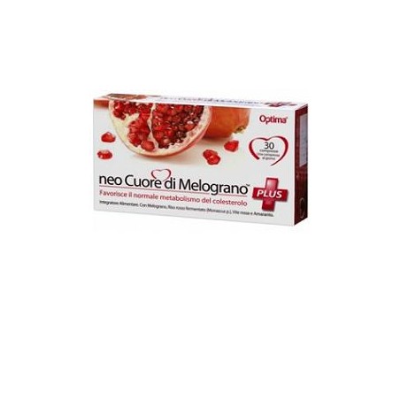 Optima Naturals Cuore Di Melograno Neocuore Di Melograno Plus 30 Compresse 816 Mg Optima Naturals Cuore Di Melograno Neocuore Di Melograno Plus 30 Compresse 816 Mg