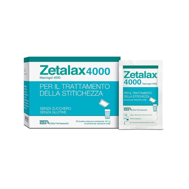 Zeta Farmaceutici Zetalax 4000 20 Bustine Da 10,7 G