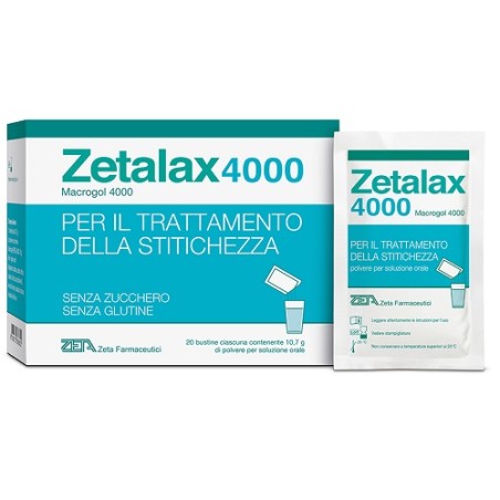 Zeta Farmaceutici Zetalax 4000 20 Bustine Da 10,7 G
