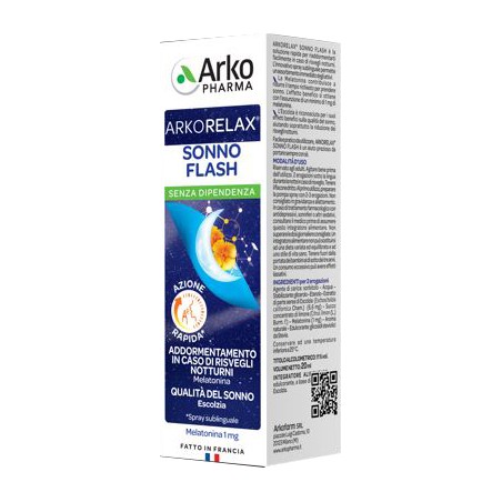 Arkopharma Arkorelax Flash Sonno Spray 20 G Arkopharma Arkorelax Flash Sonno Spray 20 G