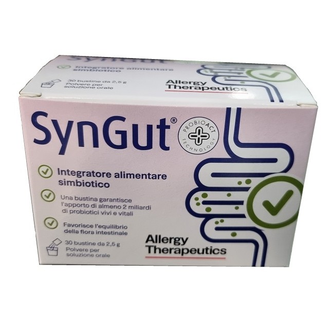 Allergy Therapeutics It. Syngut 30 Bustine Di Liofilizzato Da 2,5 G In Astuccio 75 G