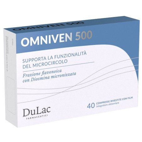 Dulac Farmaceutici Omniven 500 40 Compresse Dulac Farmaceutici Omniven 500 40 Compresse
