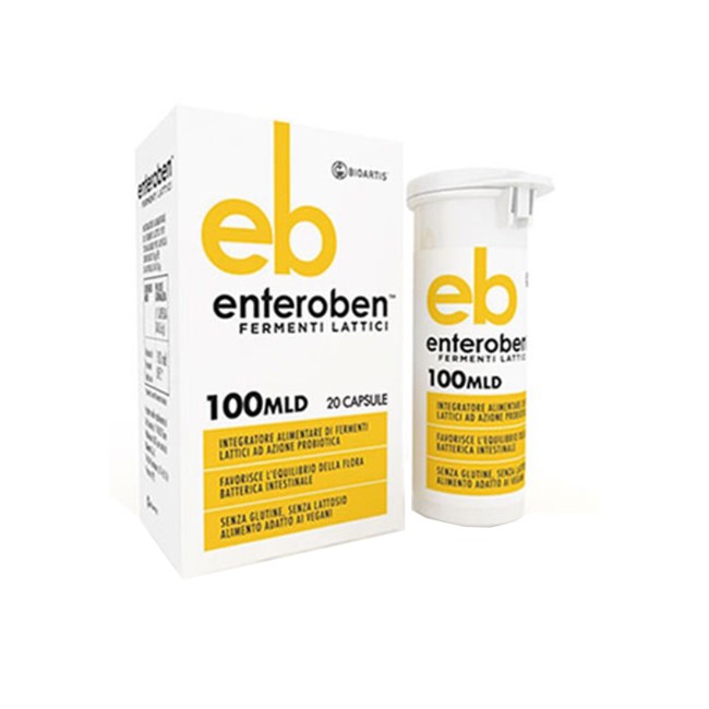 Bioartis Enteroben 100mld 20 Capsule Vegetali