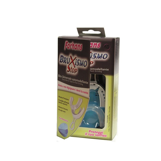 Bite Universali Automodellanti Bruxismo Stop Forhans 2 Pezzi