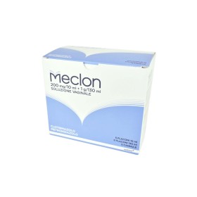 Meclon soluzione vaginale 200 mg/10 ml + 1 g/130 ml Clotrimazolo Metronidazolo - confezione