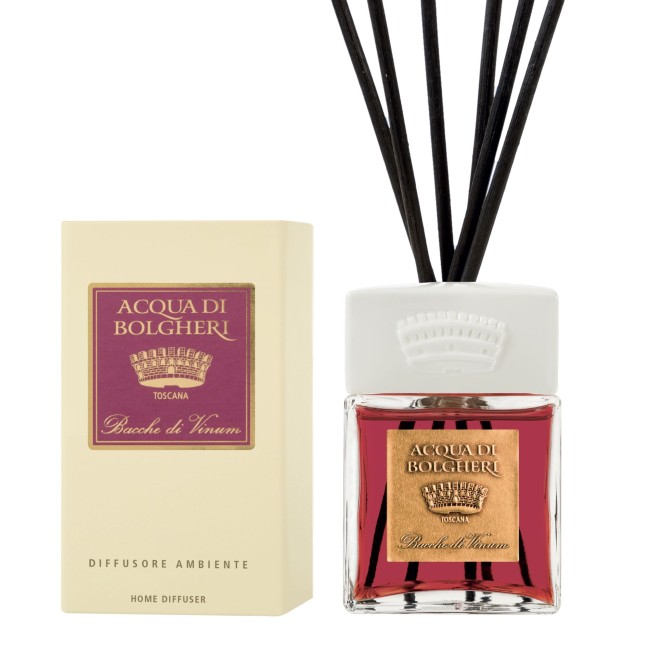 Diffusore di Fragrante Ambiente Bacche di Vinum 200ml Acqua di Bolgheri