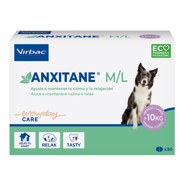 Virbac Anxitane M/l Supplemento Nutrizionale Scatola 30 Compresse Appetibili Virbac Anxitane M/l Supplemento Nutrizionale Scatola 30 Compresse Appetibili
