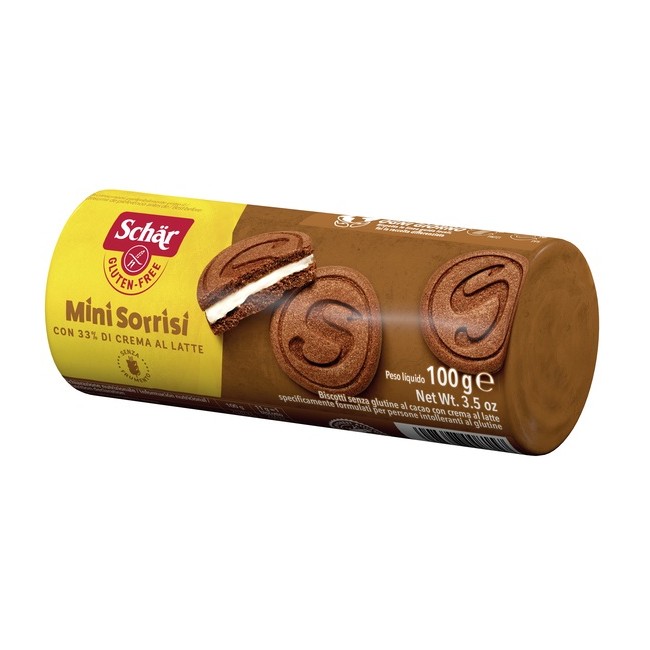 Schar Mini Sorrisi Con Crema Al Latte 100 G