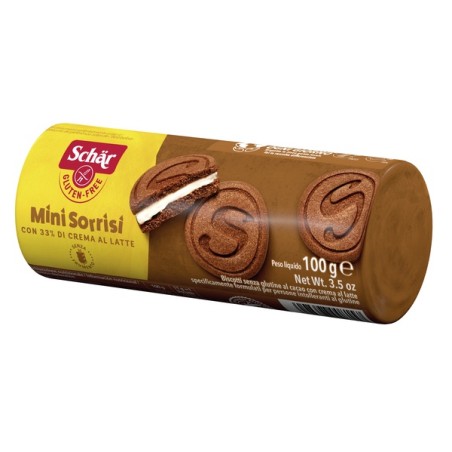 Schar Mini Sorrisi Con Crema Al Latte 100 G