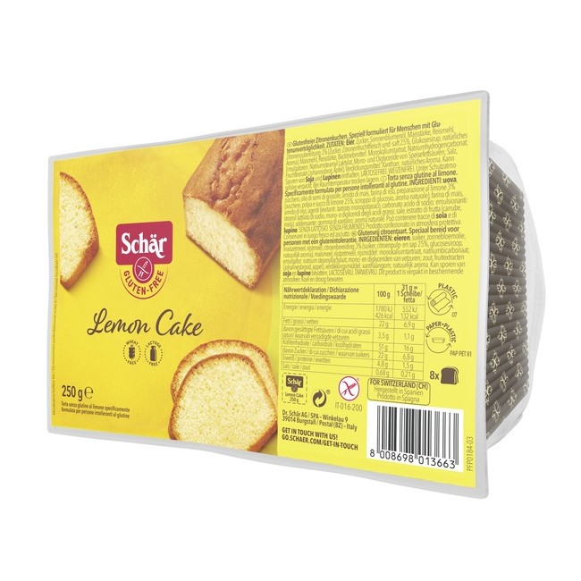 Schar Lemon Cake 250 G