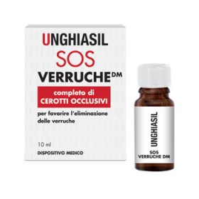 Marco Viti Dispositivo Medico Per Verruche In Flacone Con Pennellino 10 Ml + 9 Cerotti Copriverruca