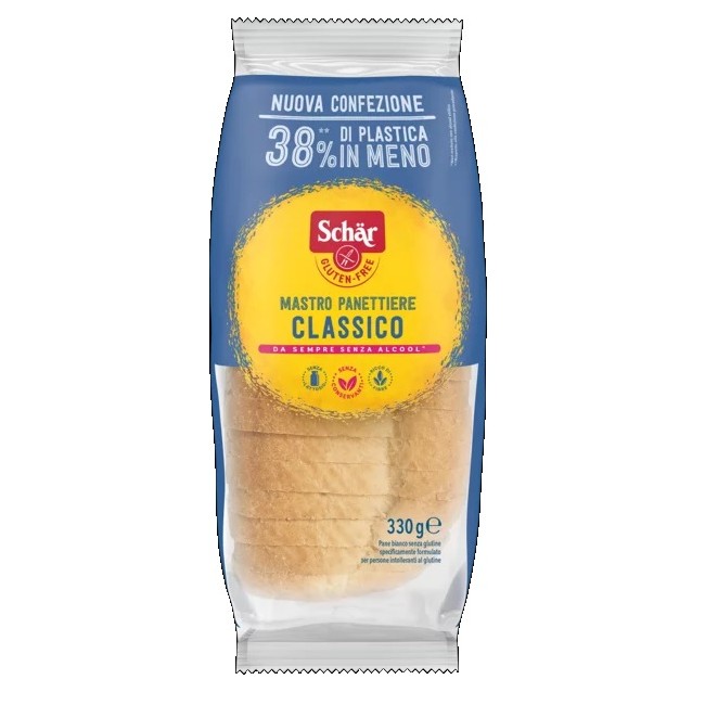 Schar Classico Del Mastro Panettiere Pane Bianco Senza Lattosio 330 G
