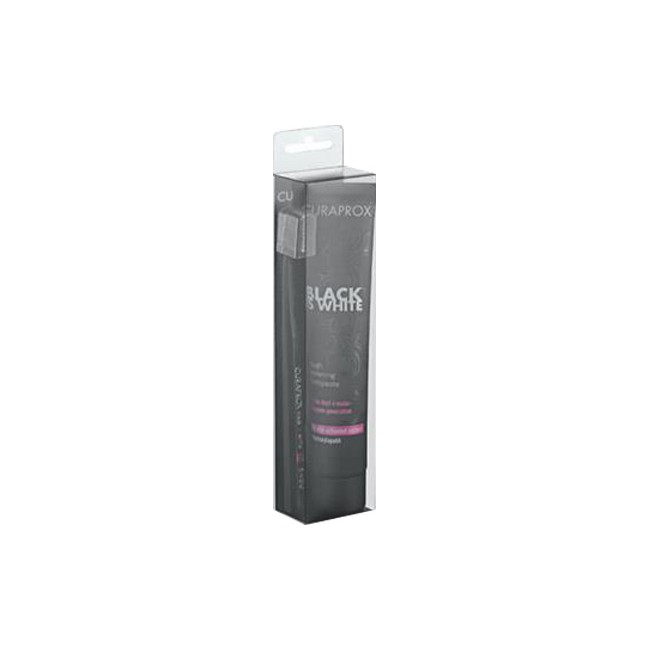 Curaden Healthcare Curaprox Black Is White Dentifrici Sbiancanti 1 Dentifricio Da 90ml + 1 Spazzolino