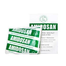 Farmacon Amidosan Polvere Detergente Lenitiva Emolliente Rinfrescante 7 Bustine 40 G