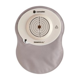 Convatec Sacca Colostomia Esteem Body Fondo Chiuso 4 Mm Opaco Ritagliabile 10-45 Mm 30 Pezzi