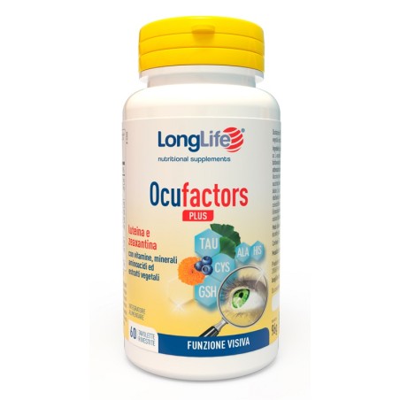 Longlife Ocufactors Plus 60 Tavolette Rivestite Longlife Ocufactors Plus 60 Tavolette Rivestite