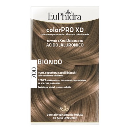 Zeta Farmaceutici Euphidra Colorpro Xd 700 Biondo Gel Colorante Capelli In Flacone + Attivante + Balsamo + Guanti Zeta Farmaceutici Euphidra Colorpro Xd 700 Biondo Gel Colorante Capelli In Flacone + Attivante + Balsamo + Guanti