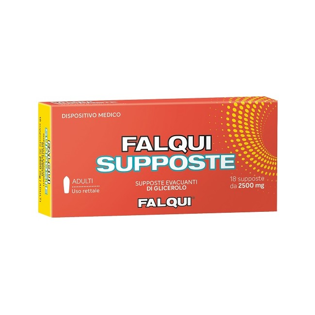 Difar Distribuzione Supposte Falqui 18 Supposte Con Glicerina 2500mg Adulti