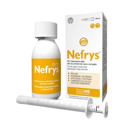 Innovet Nefrys Veg 100 100 Ml Con Siringa Dosatrice Alimento Complementare Per Cani E Gatti Innovet Nefrys Veg 100 100 Ml Con Siringa Dosatrice Alimento Complementare Per Cani E Gatti