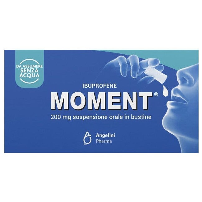 Moment 200 mg sospensione orale in bustine 8 bustine pet/al/pe da 5 ml