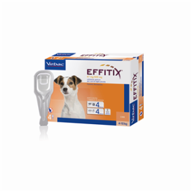 Virbac Effitix 67 Mg/600 Mg Soluzione Spot-on Per Cani Di Taglia Piccola