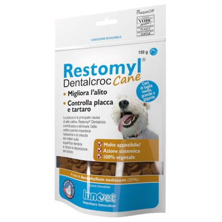 Innovet Restomyl Dentalcroc Cani Taglia Media Grande E Gigante Busta 150 G Innovet Restomyl Dentalcroc Cani Taglia Media Grande E Gigante Busta 150 G