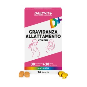 Marco Viti Dailyvit+ Gravidanza Allattamento Con Dha Multivitaminico E Multiminerale 30 Compresse + 30 Perle