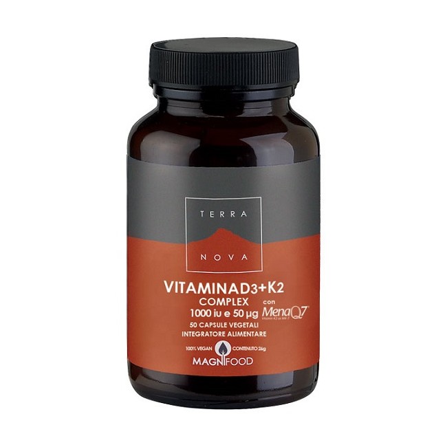Forlive Terranova Vitamina D3 + K2 50 Capsule Forlive Terranova Vitamina D3 + K2 50 Capsule