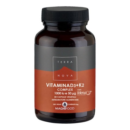 Forlive Terranova Vitamina D3 + K2 50 Capsule Forlive Terranova Vitamina D3 + K2 50 Capsule