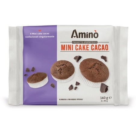 Nove Alpi Amino' Mini Cake Cacao 4 Pezzi Da 40 G Nove Alpi Amino' Mini Cake Cacao 4 Pezzi Da 40 G