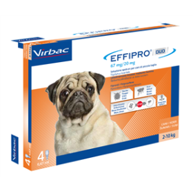 Virbac Effipro Duo 67 Mg/20 Mg Soluzione Spot-on Per Cani Di Piccola Taglia