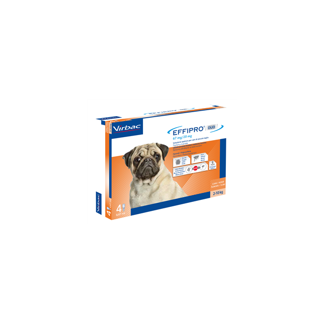 Virbac Effipro Duo 67 Mg/20 Mg Soluzione Spot-on Per Cani Di Piccola Taglia