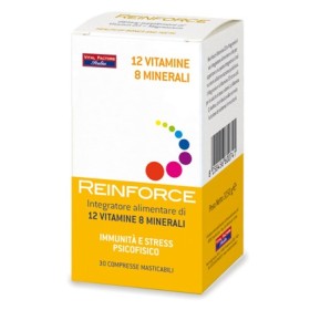 Vital Factors Reinforce 12 Vitamine + 8 Minerali 30 Compresse Masticabili