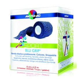 Pietrasanta Pharma Benda Elastica Autobloccante Master-aid Sport Blugrip 4x4,5