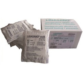 Sini-medik Niederreiter Gmbh Medicazione In Compresse Di Poliuretano Espanso Formato Da Reticoli Cellulari A Nido D'ape 10x10x1c