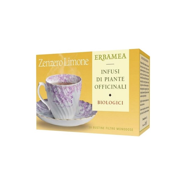Erbamea Zenzero/lim Bio 20 Bustine 30 G Erbamea Zenzero/lim Bio 20 Bustine 30 G
