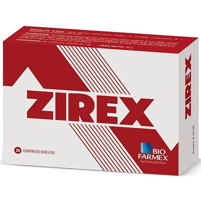 Biofarmex Zirex 30 Compresse Rivestite Biofarmex Zirex 30 Compresse Rivestite