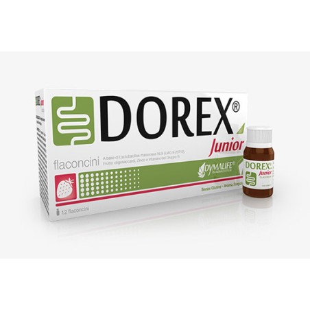 Dymalife Pharmaceutical Dorex 12 Flaconcini 10 Ml Junior Dymalife Pharmaceutical Dorex 12 Flaconcini 10 Ml Junior