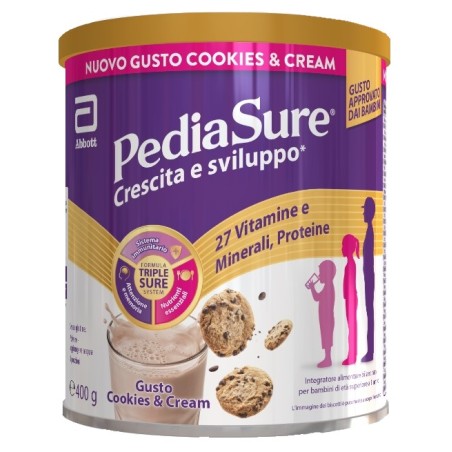 Abbott Pediasure Crescita&sviluppo Cookies&cream 400 G Abbott Pediasure Crescita&sviluppo Cookies&cream 400 G