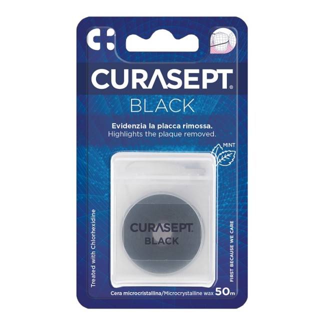 Curasept Floss Cerato Nero Clorexidina Curasept Floss Cerato Nero Clorexidina
