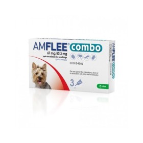Krka Amflee Combo 67 Mg/60,3 Mg Soluzione Spot-on Per Cani Di Taglia Piccola