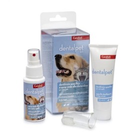 Candioli Dentalpet Kit Dentifricio 50ml+spray Orale 50ml+1 Ditale