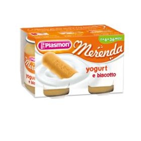 Plasmon Omogeneizzato Yogurt Biscotto 120 G X 2 Pezzi