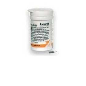 Strisce Misurazione Glicemia Beurer Per Glucometro Gl44/gl50/gl50evo In Flacone 25 Pezzi