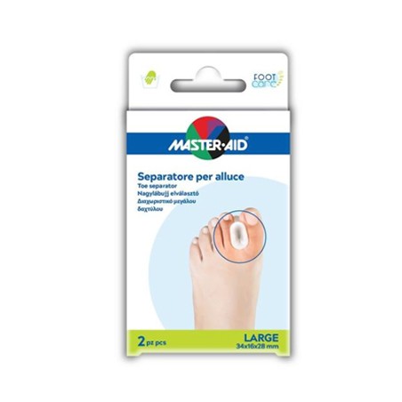Pietrasanta Pharma Separatore Dita In Gel Master-aid Footcare Per Alluce Large 2 Pezzi D2
