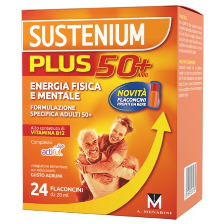 Menarini Sustenium Plus 50+ 24 Flaconcini Menarini Sustenium Plus 50+ 24 Flaconcini