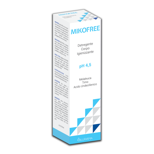 Blufarma Mikofree Detergente Igienizzante Antimicrobico 300 Ml Blufarma Mikofree Detergente Igienizzante Antimicrobico 300 Ml